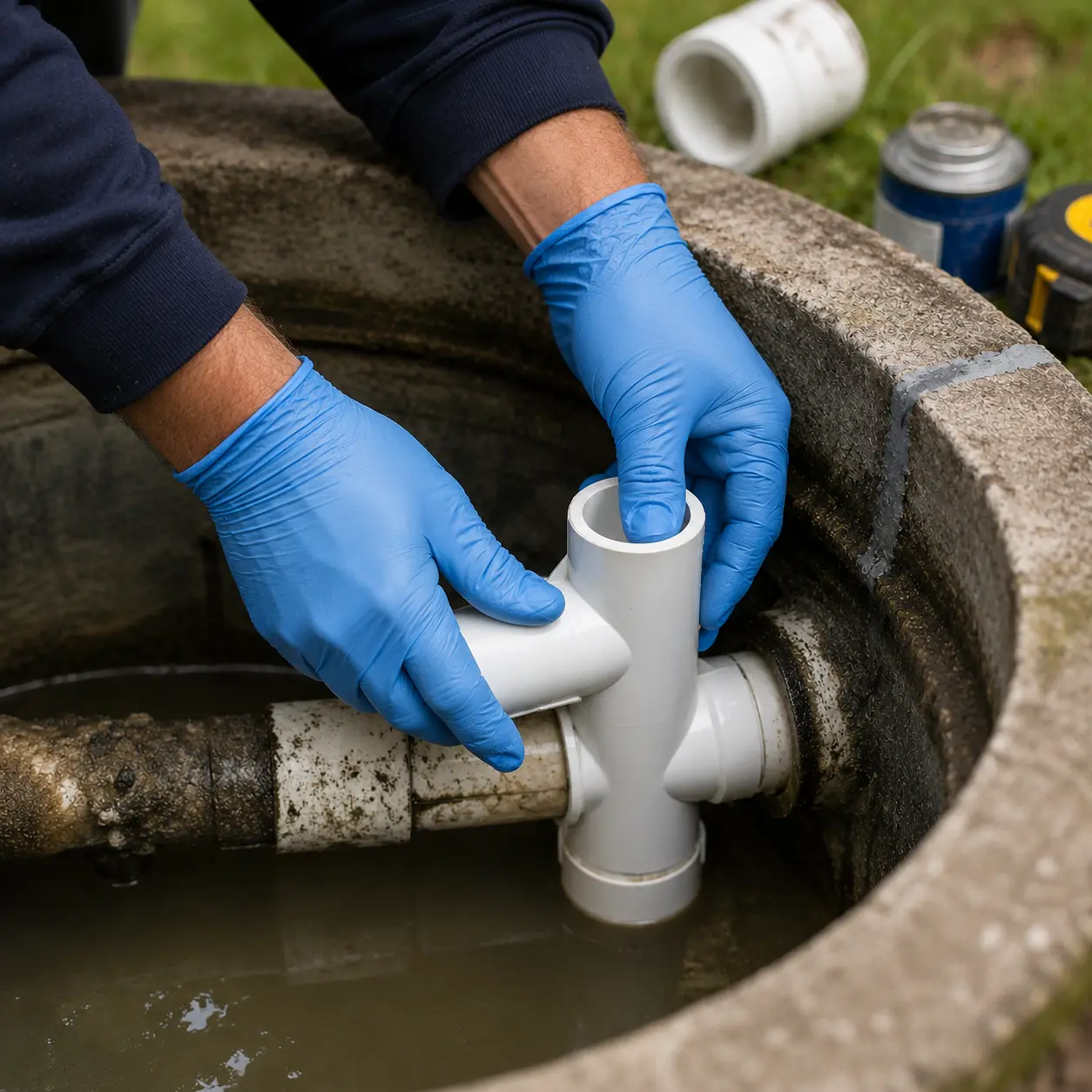 Septic system service for rural properties around Collingwood